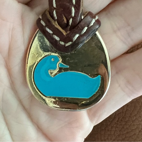 Dooney & Bourke Tan and Brown Leather Vintage Satchel - Picture 2 of 11